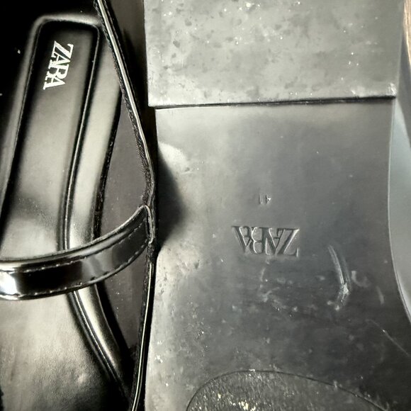 ZARA - Mary Jane Patent Leather - Black - Size 41 ( 10 ) - Picture 4 of 4